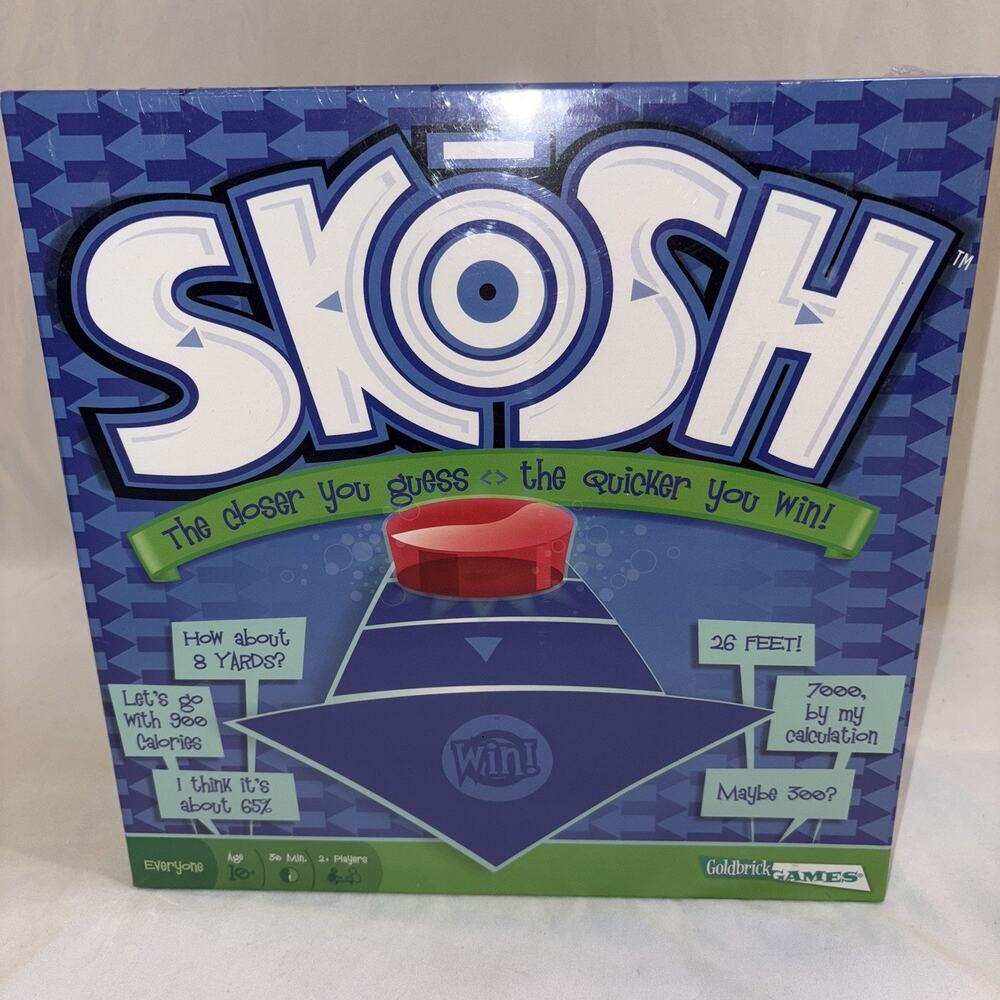 SKOSH Board Game By Goldbrick Original Hard To Find Sealed NEW